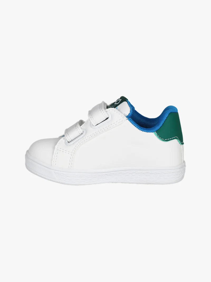 Sneakers da bambino con strappi - verde
