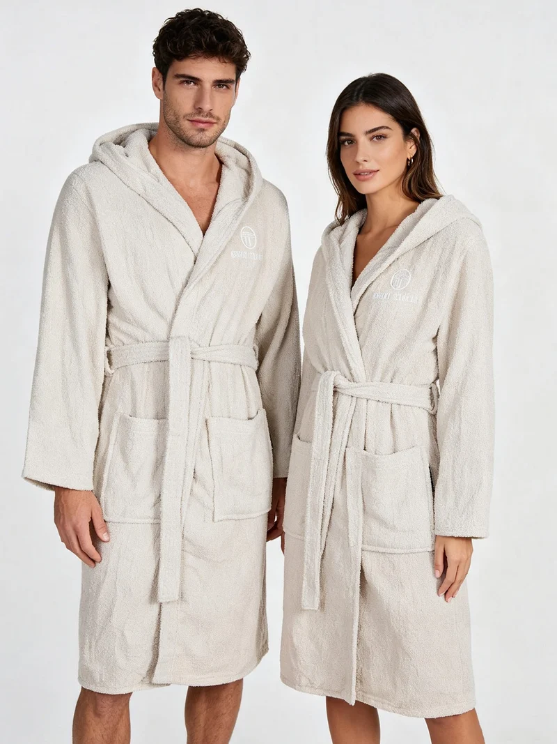 Accappatoio in spugna - beige