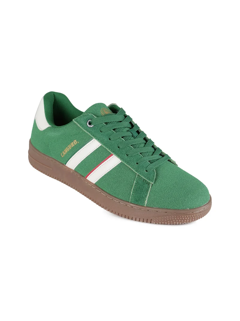 Sneakers in pelle da uomo - verde