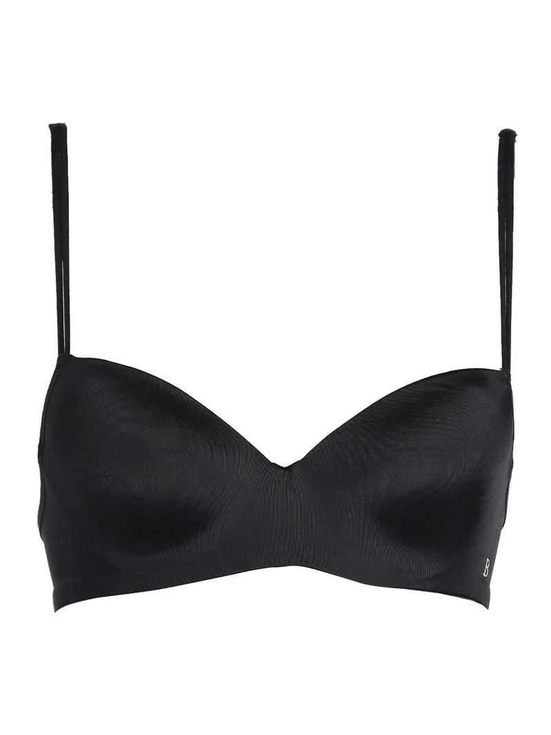 Reggiseno imbottito con ferretto PLUS coppa B - nero