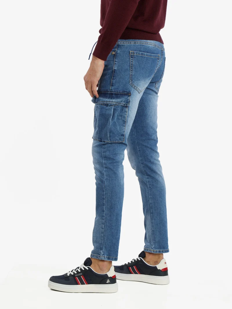 Jeans da uomo slim fit con tasconi - jeans