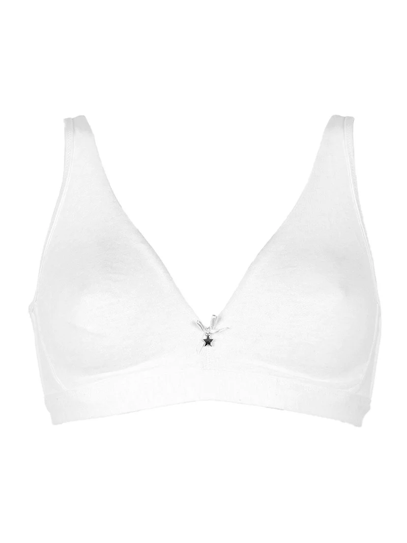 1454 Reggiseno a triangolo preformato coppa B - bianco