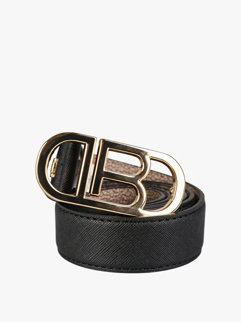 Cintura da donna con logo - nero