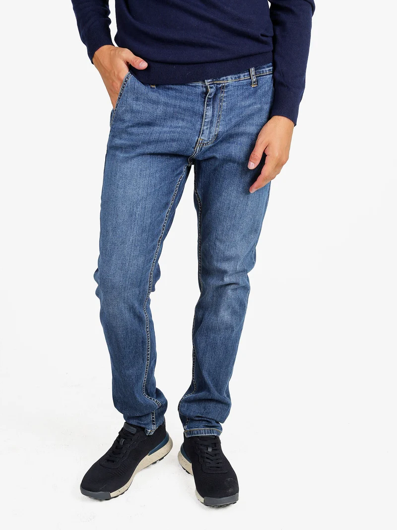 Jeans uomo slim fit a vita bassa - jeans