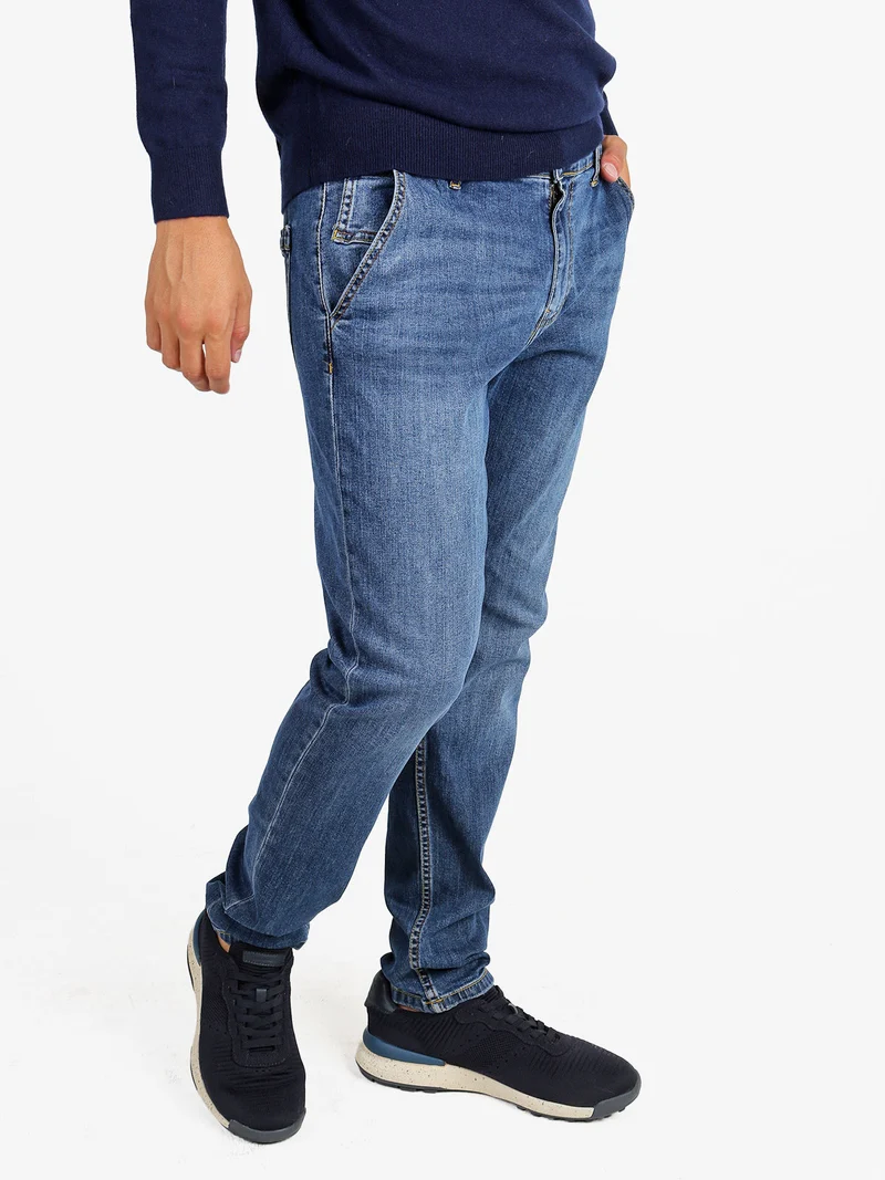Jeans uomo slim fit a vita bassa - jeans