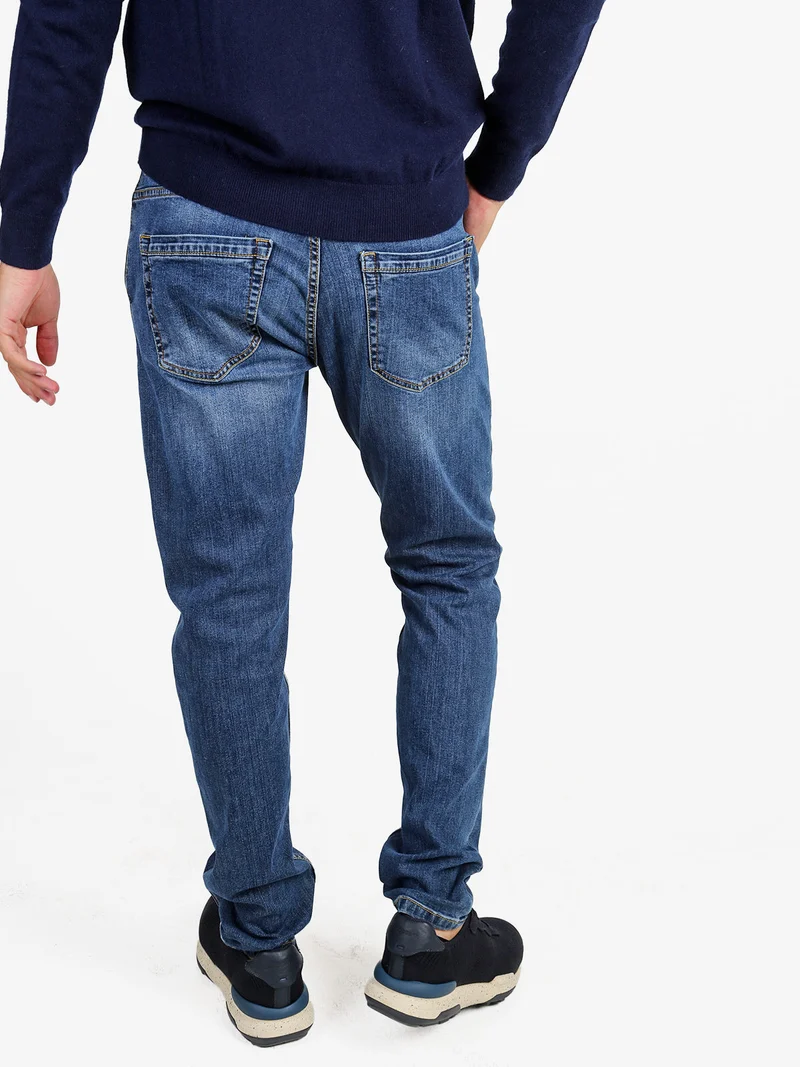 Jeans uomo slim fit a vita bassa - jeans