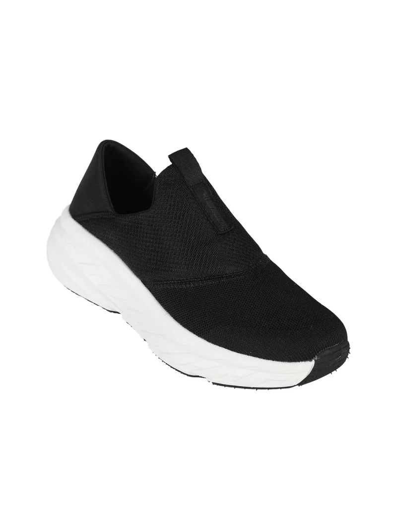 MOC Sneakers donna slip on in tessuto - nero