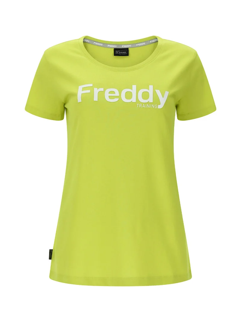 T-shirt donna in cotone - limone