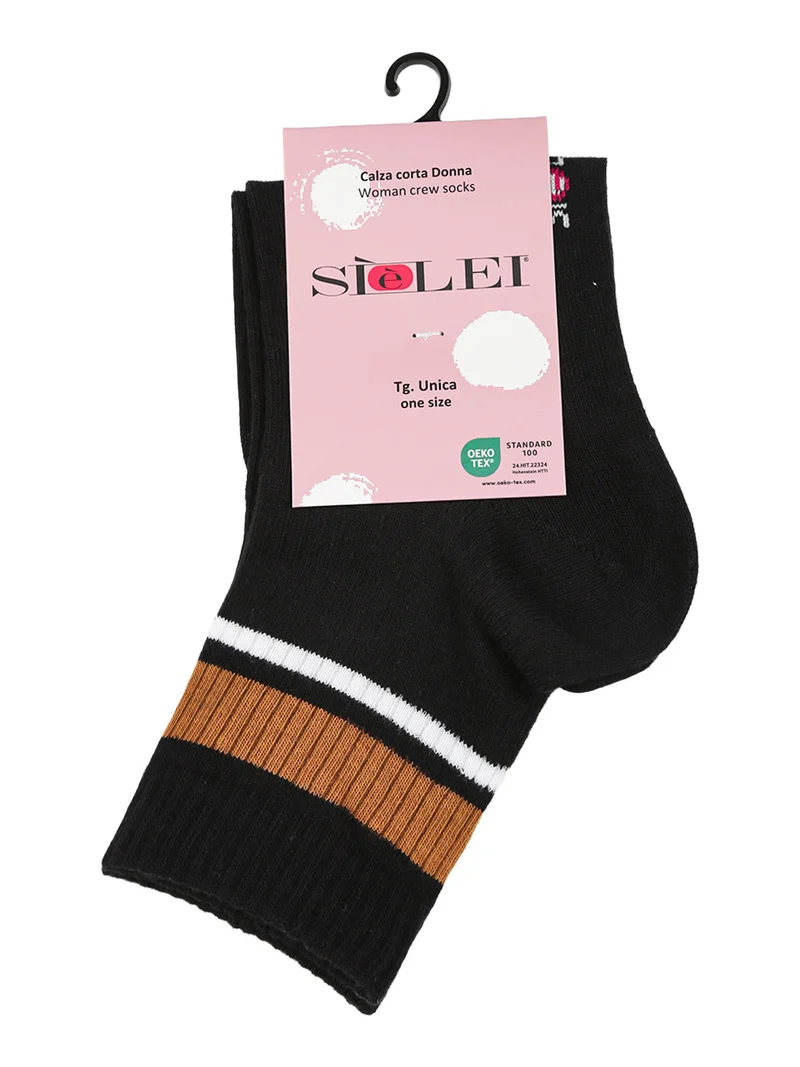 Calze corte tennis da donna - marrone