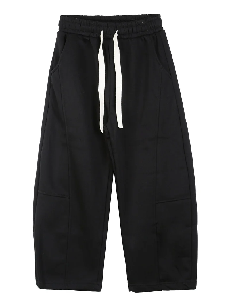 Pantaloni tuta da bambino balloon con interno felpato - nero