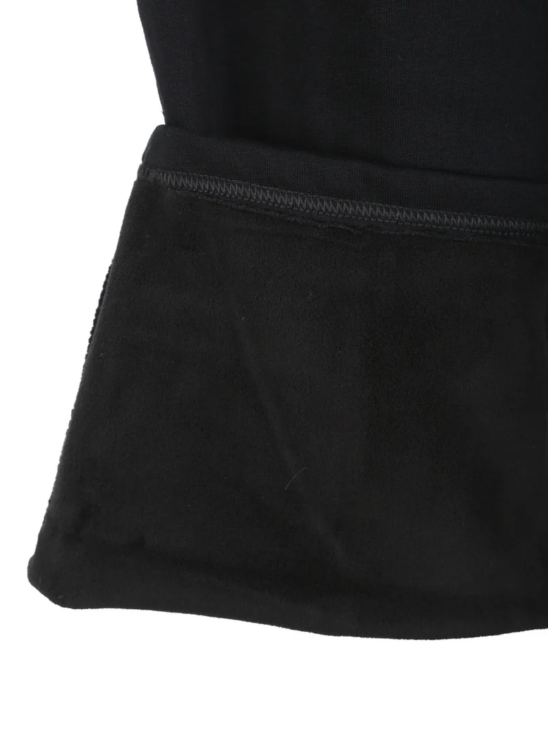Pantaloni tuta da bambino balloon con interno felpato - nero