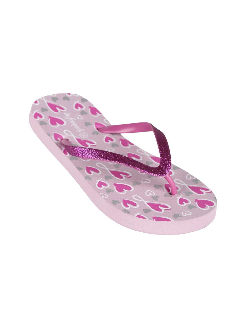 Infradito bambina con glitter - rosa