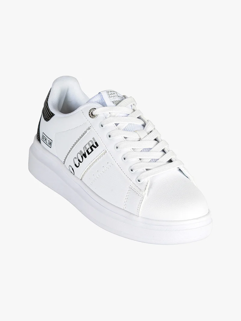 Sneakers donna stringate - bianco