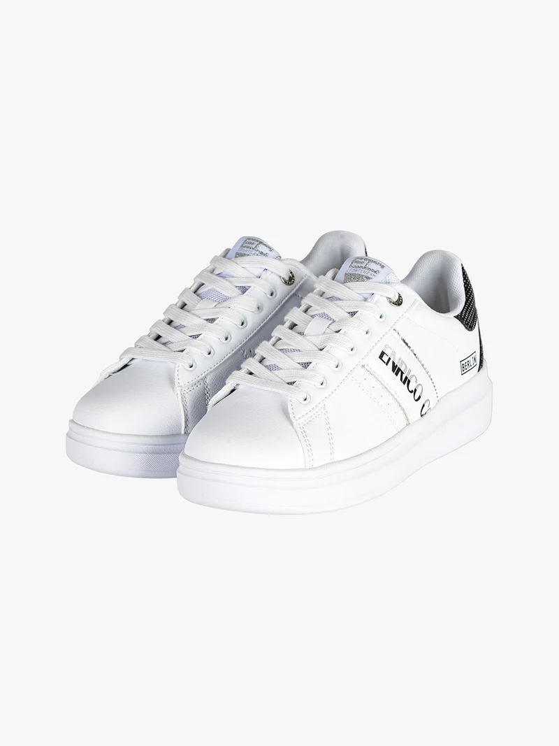 Sneakers donna stringate - bianco