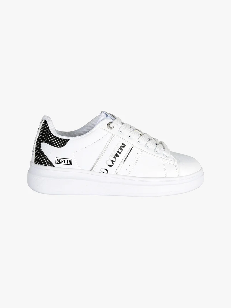 Sneakers donna stringate - bianco