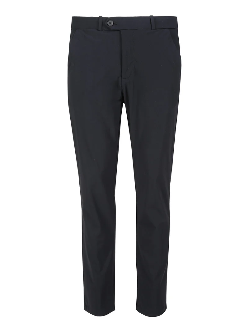Pantaloni eleganti da uomo a vita bassa - nero