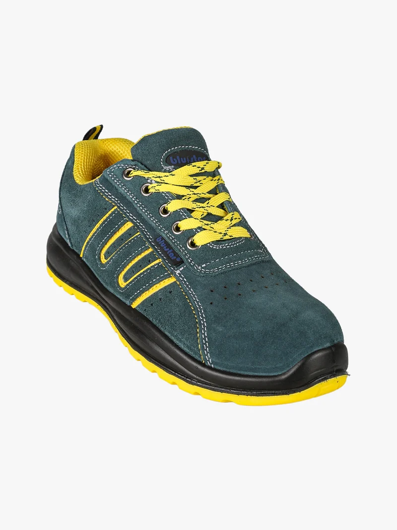 Scarpe da lavoro uomo in pelle scamosciata - verde