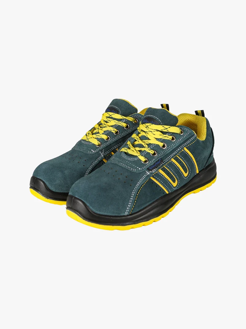 Scarpe da lavoro uomo in pelle scamosciata - verde