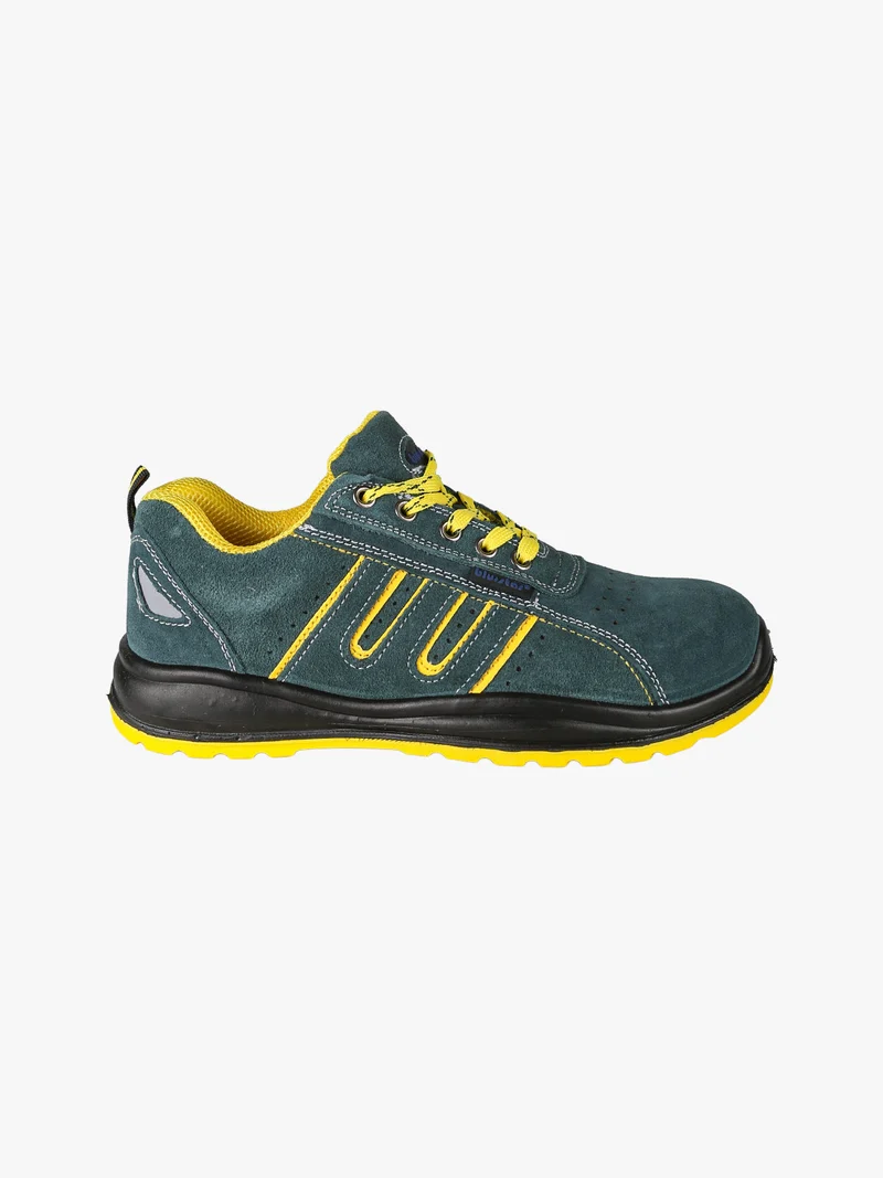 Scarpe da lavoro uomo in pelle scamosciata - verde