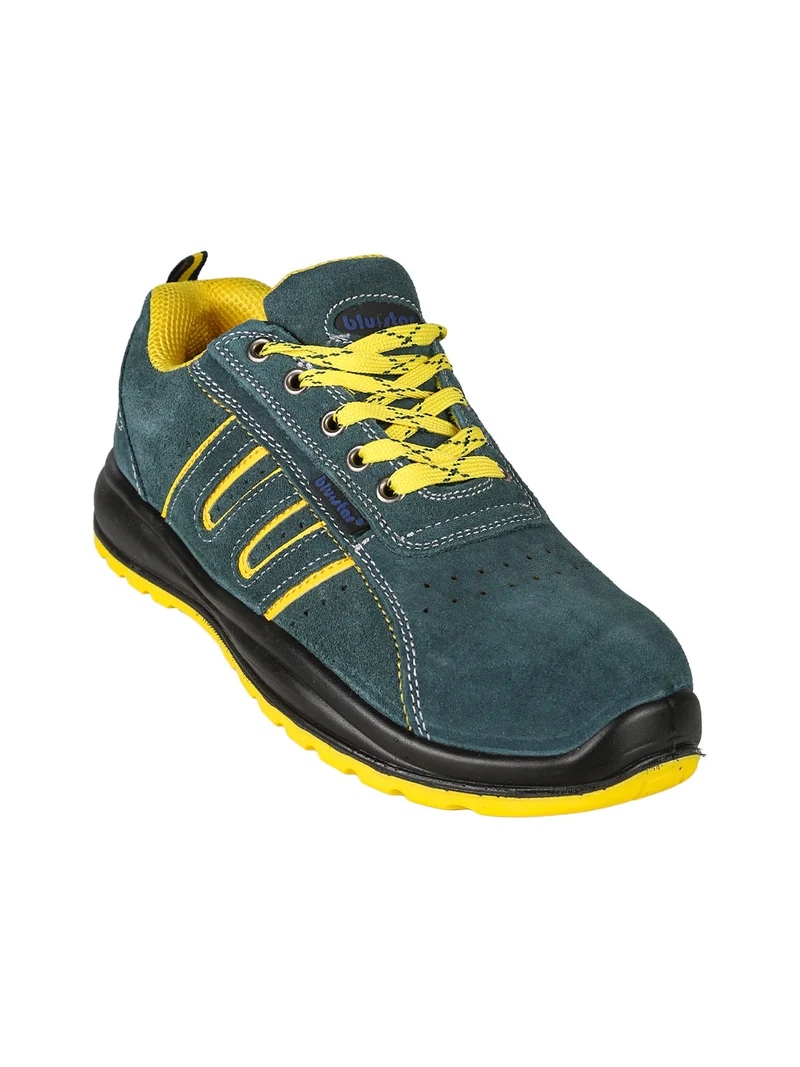 Scarpe da lavoro uomo in pelle scamosciata - verde