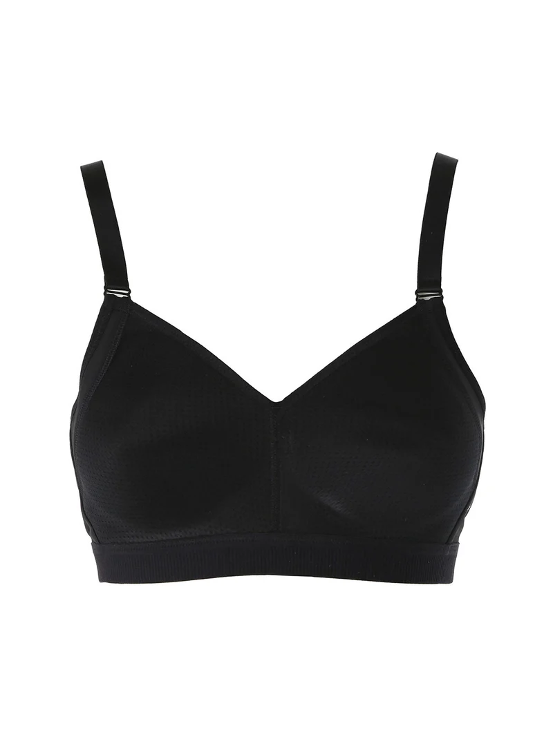 BEAUTY Reggiseno imbottito senza ferretto con coppe performate COPPA C - nero