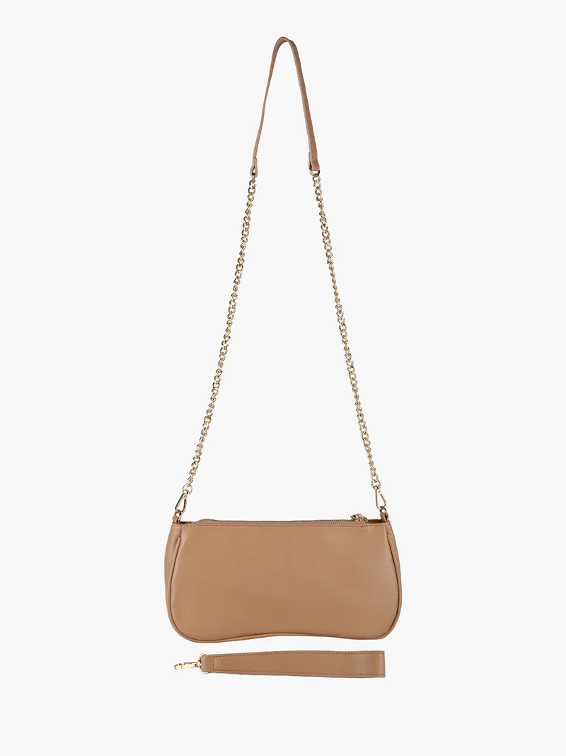 Borsa donna con intrecci - cammello