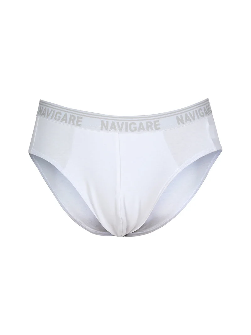 Slip da uomo in cotone bielastico - bianco