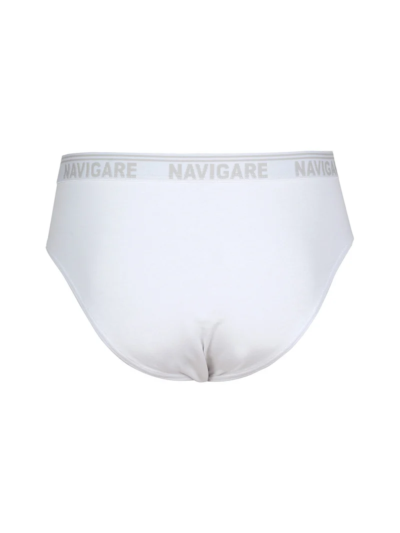 Slip da uomo in cotone bielastico - bianco