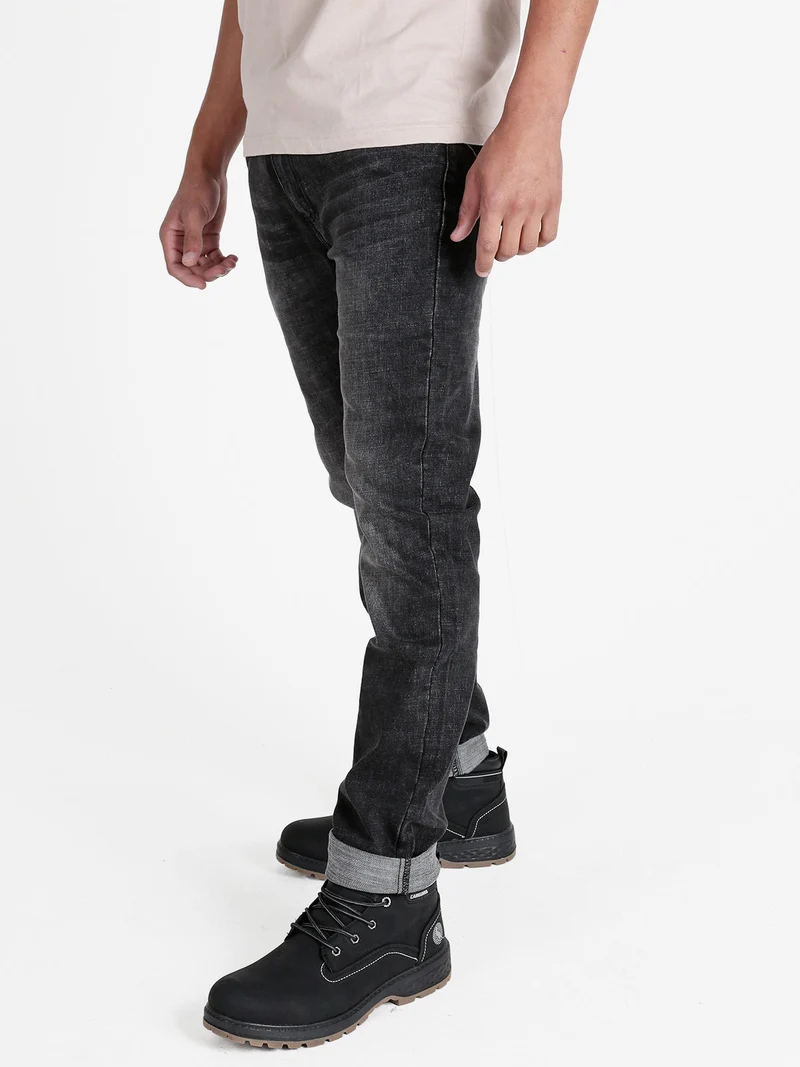 Jeans nero da uomo - grigio scuro