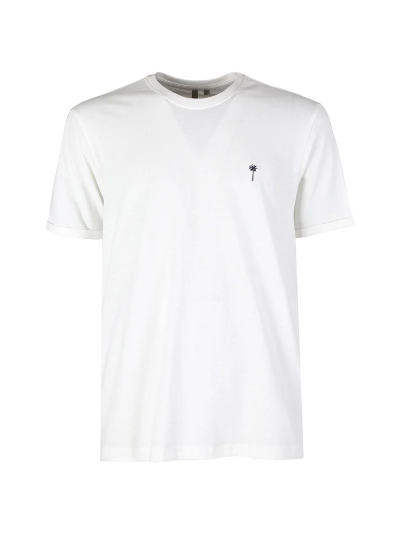 T-shirt da uomo in cotone - bianco