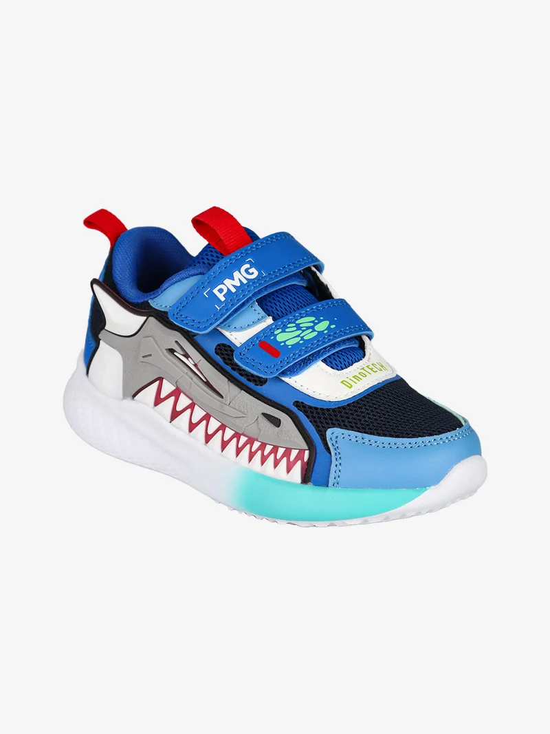 Sneakers da bambino con luci e strappi - multicolore
