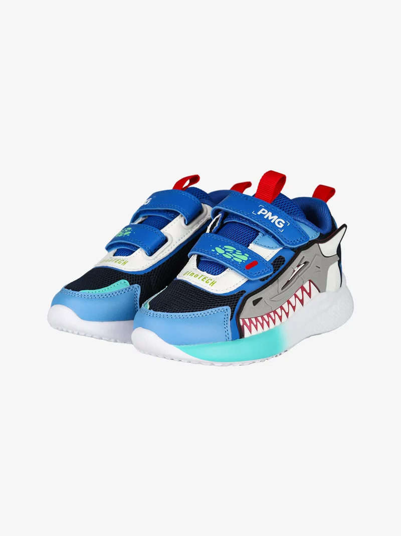 Sneakers da bambino con luci e strappi - multicolore