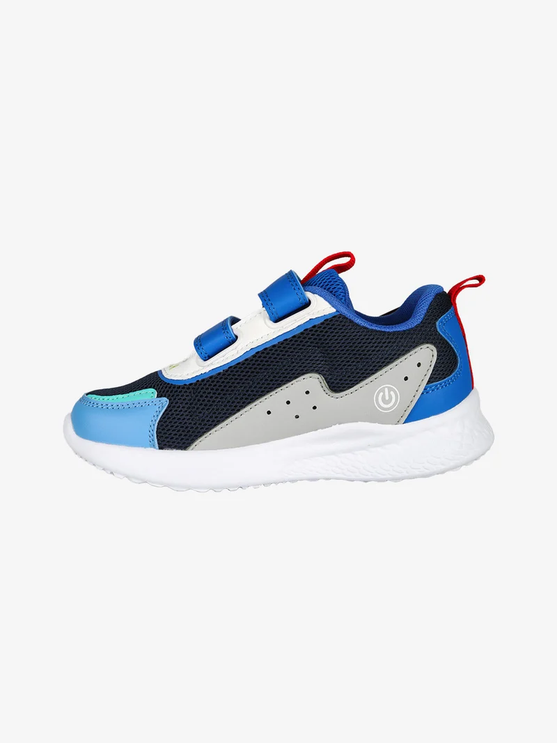 Sneakers da bambino con luci e strappi - multicolore