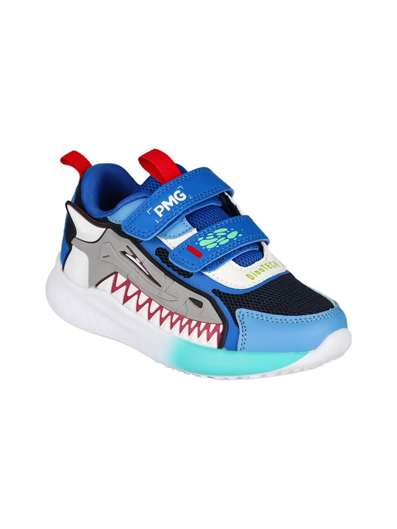 Sneakers da bambino con luci e strappi - multicolore