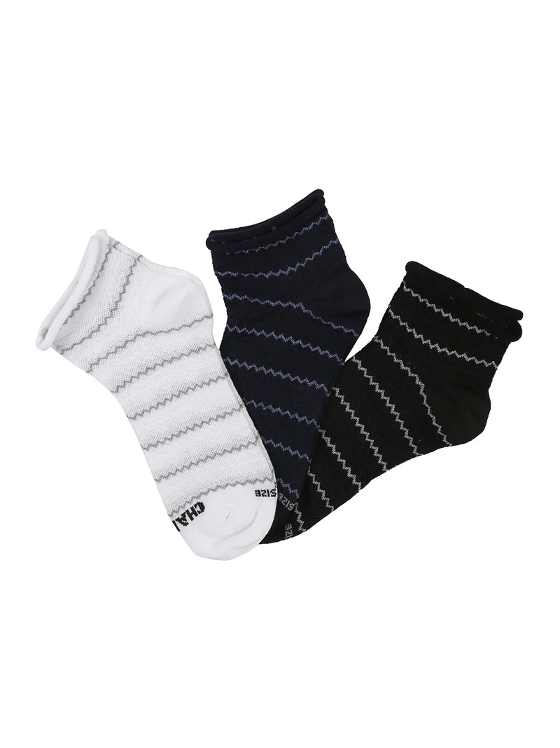3 Paia di calze corte da donna - blu scuro