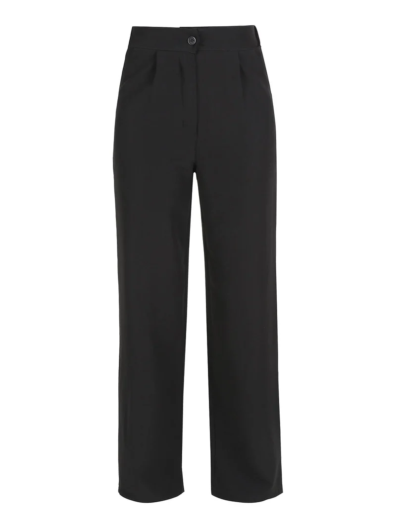 Completo da donna oversize con blazer e pantalone - nero