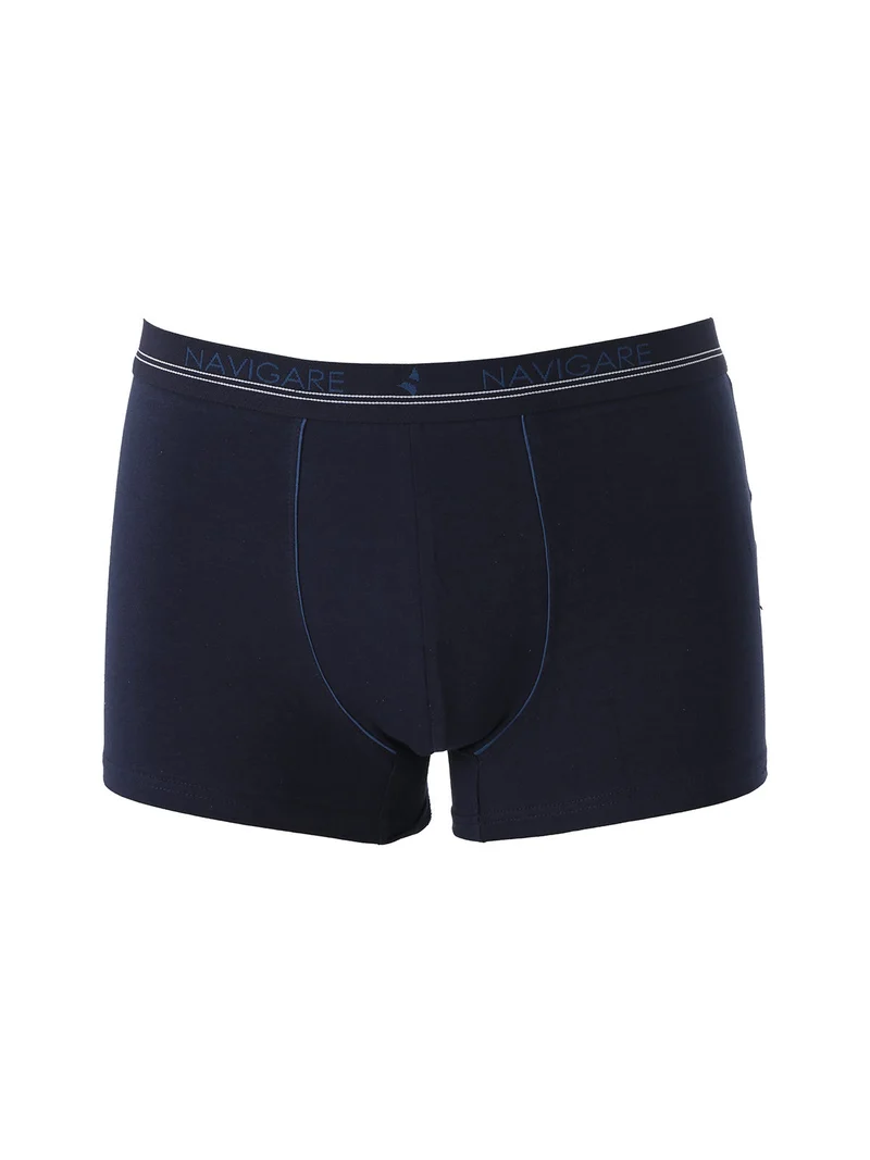 Boxer da uomo in cotone - blu scuro