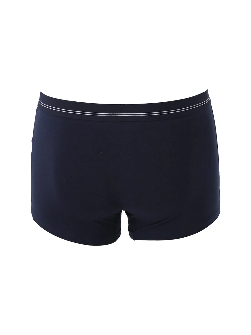 Boxer da uomo in cotone - blu scuro