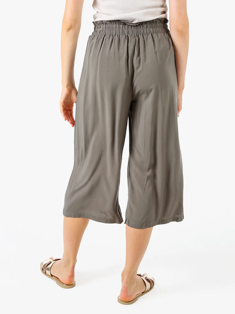 Pinocchietti donna in cotone - militare