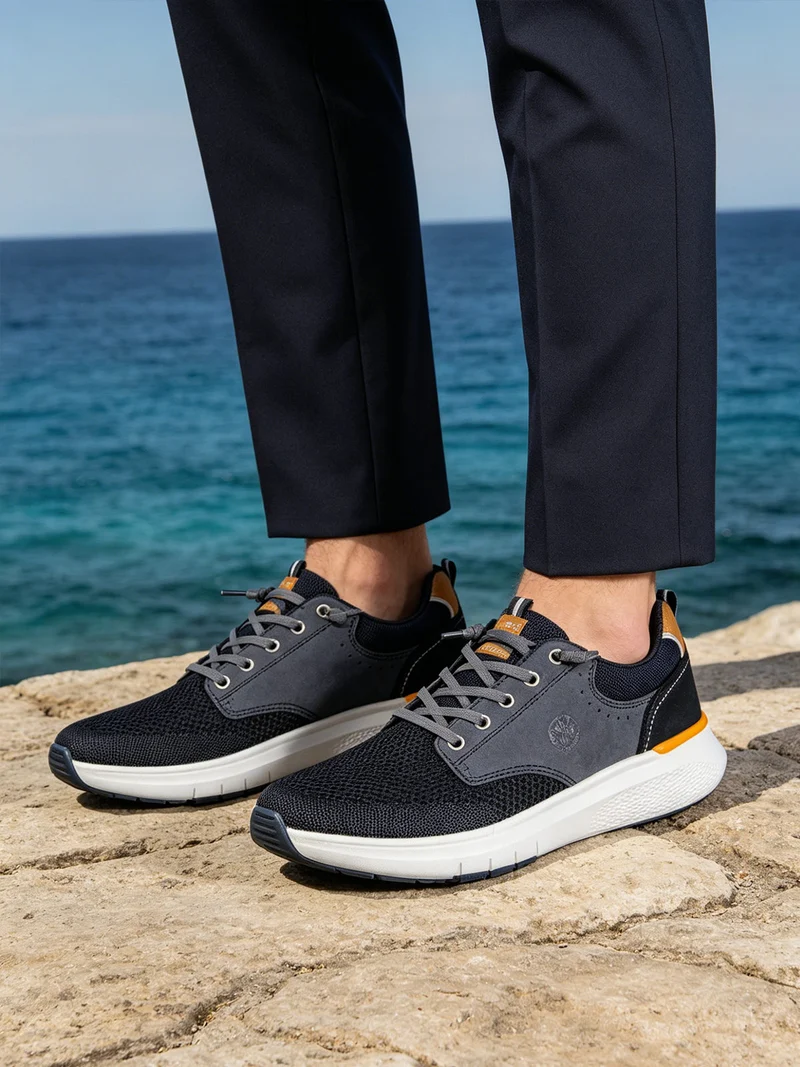 NEIL Sneakers da uomo in tessuto - blu scuro