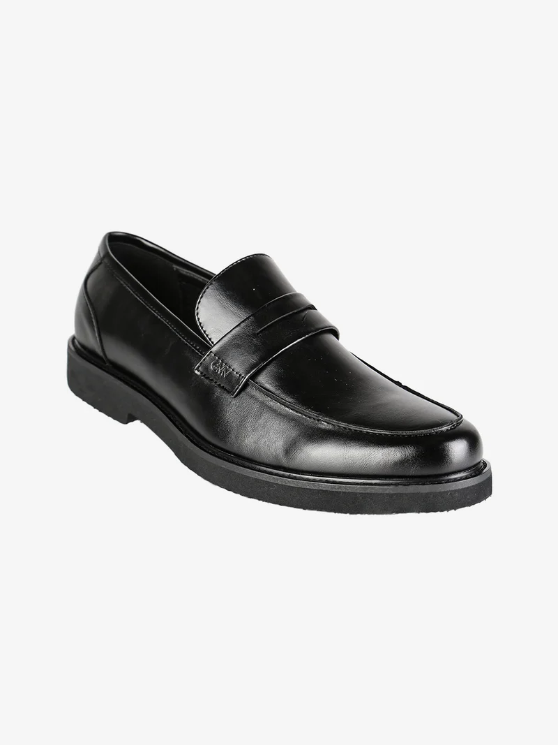 Mocassini da uomo in ecopelle - nero