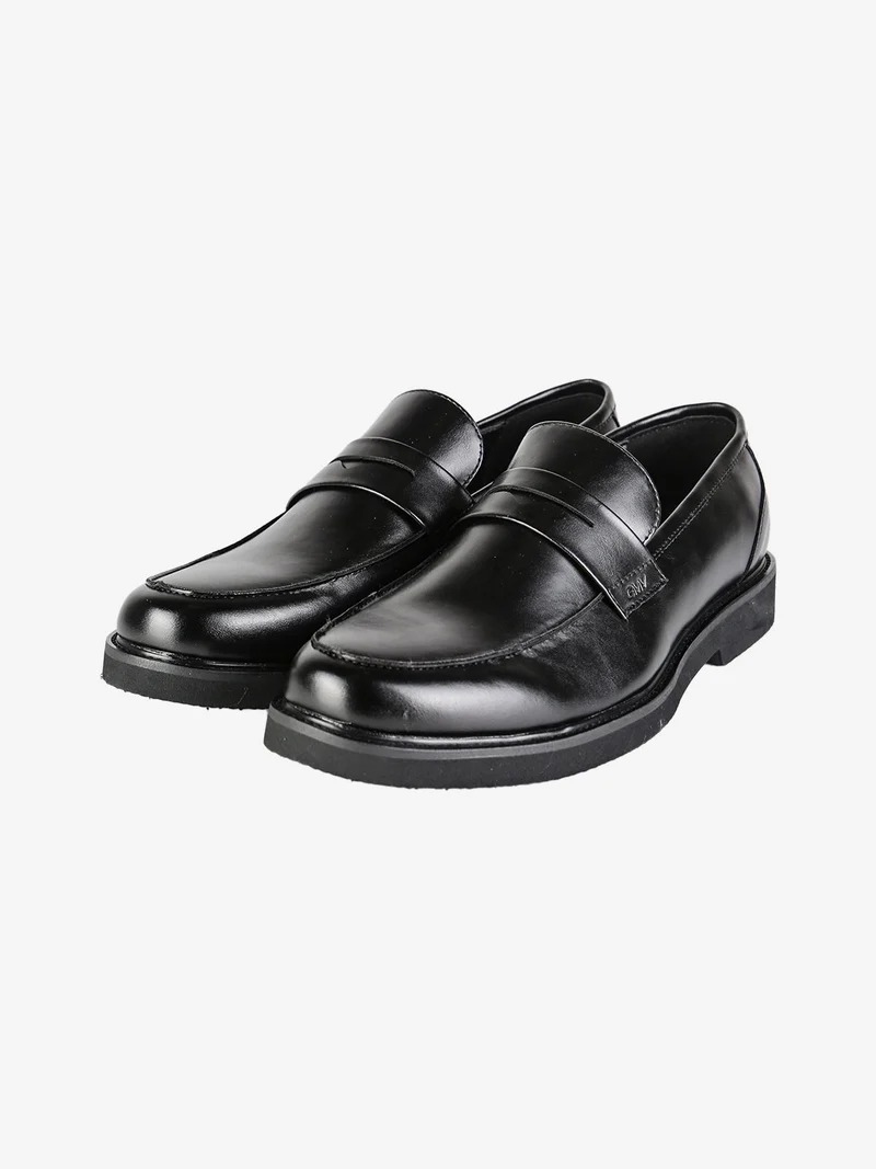 Mocassini da uomo in ecopelle - nero