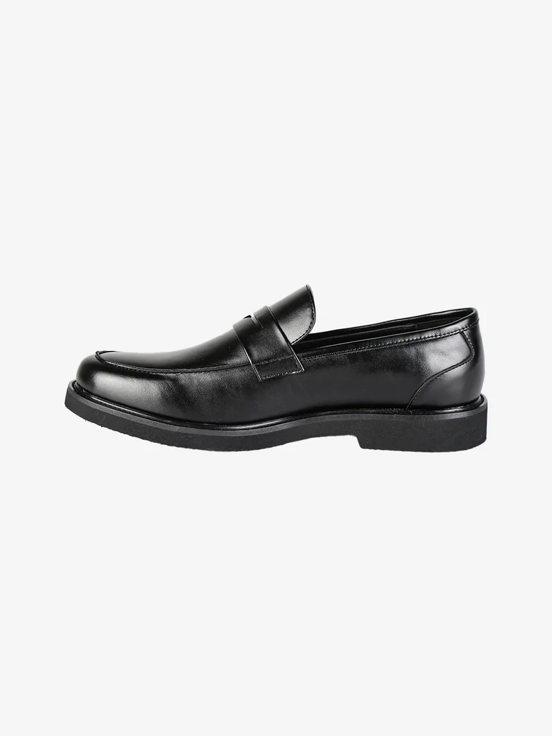 Mocassini da uomo in ecopelle - nero