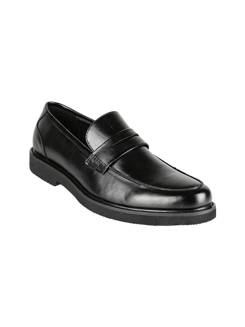 Mocassini da uomo in ecopelle - nero