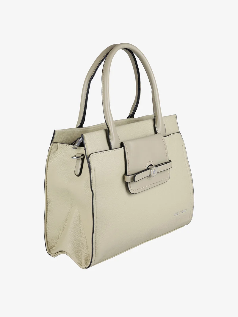 Borsa tote da donna con manici doppi - pistacchio