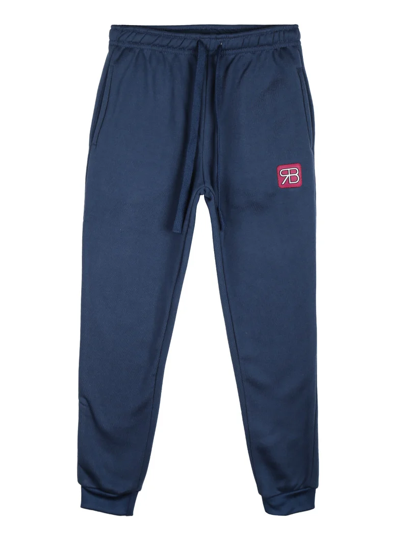 Pantaloni tuta felpati da bambina - fucsia