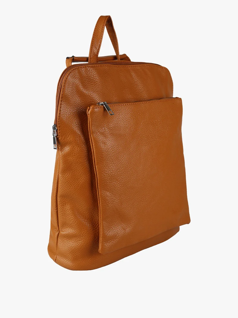 Zaino in ecopelle da donna - marrone