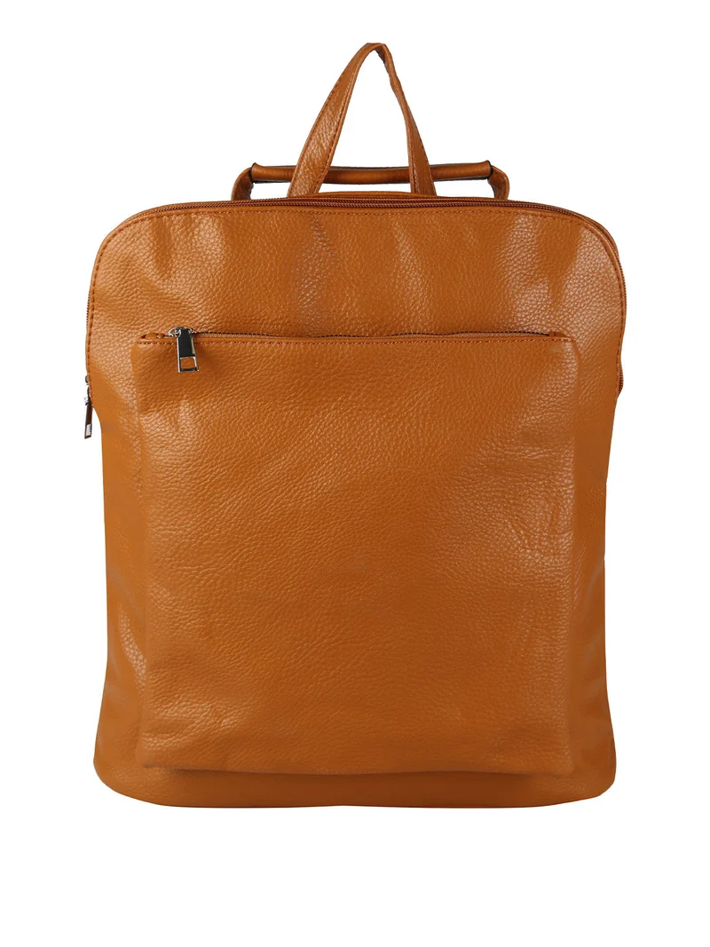 Zaino in ecopelle da donna - marrone