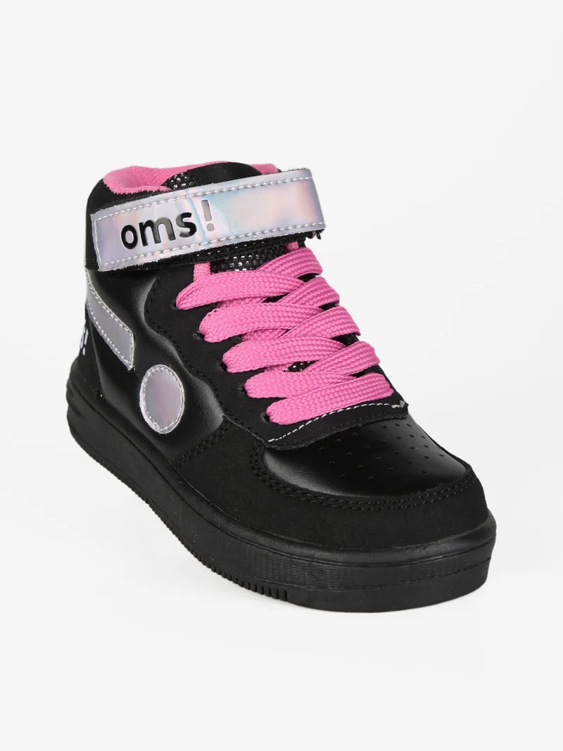 Sneakers alte da bambina - nero