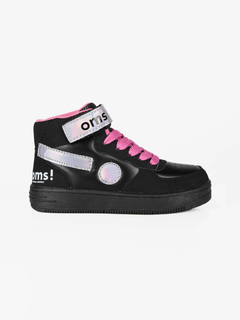 Sneakers alte da bambina - nero
